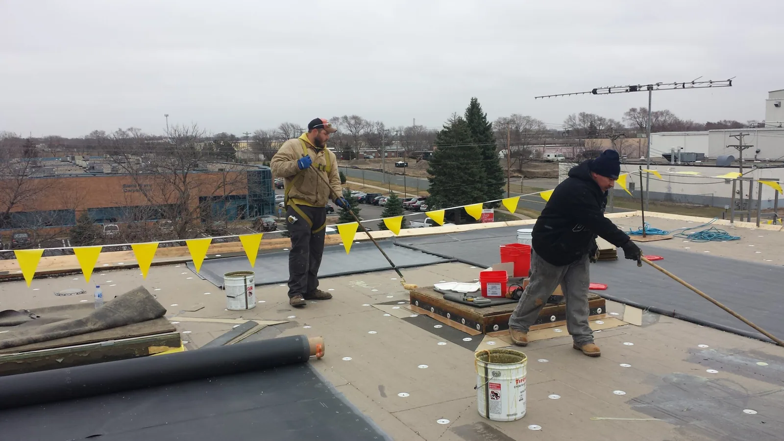Commercial Heat and UV Roof Damage Repair in Rochester, MN