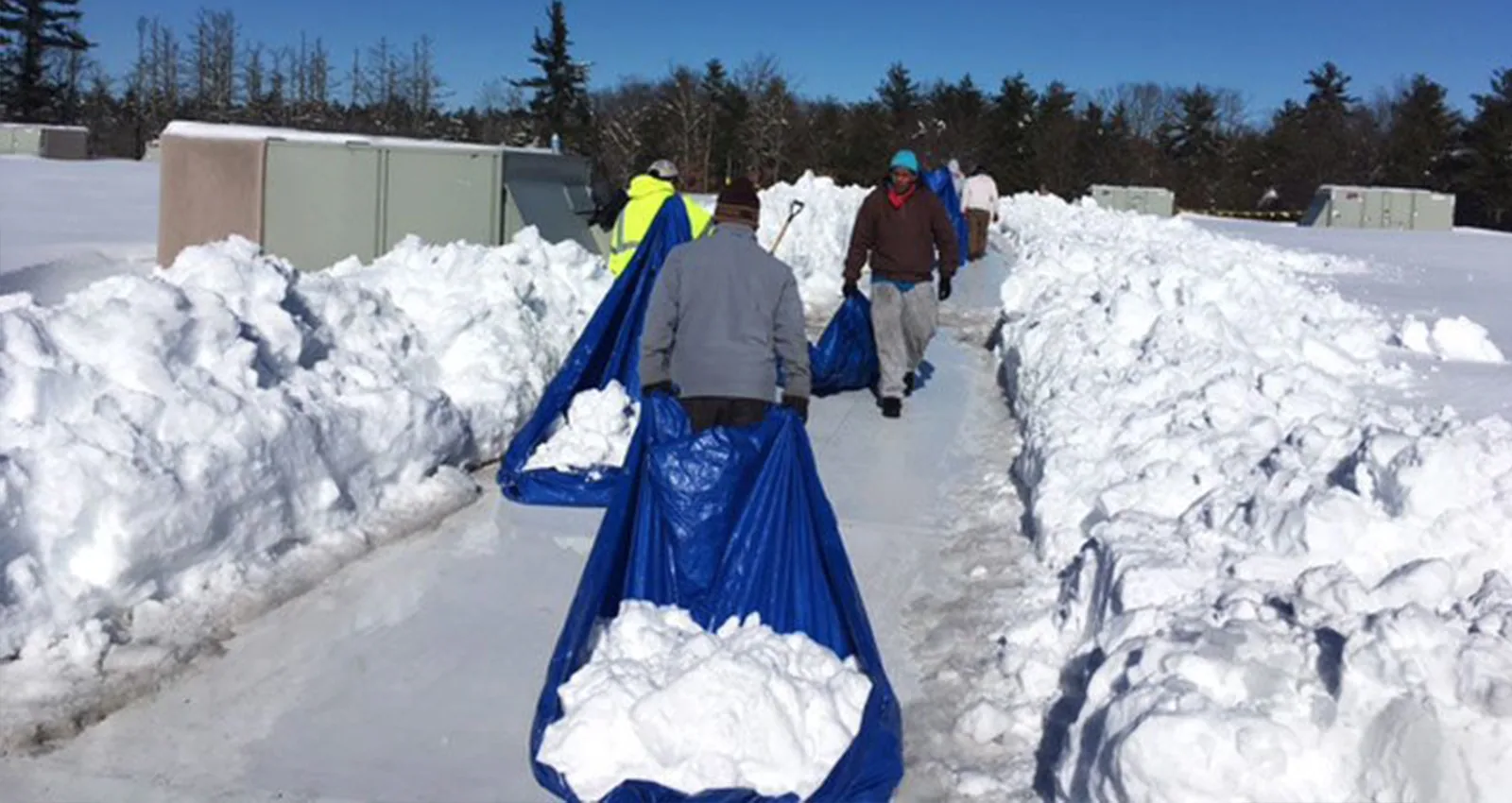 Commercial Snow and Ice Roof Damage Repair in Rochester, MN
