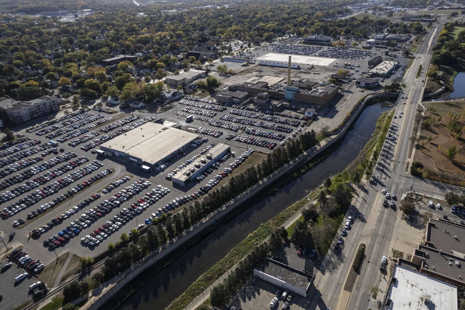 Commercial Roofing on South Broadway Corridor, Rochester, MN