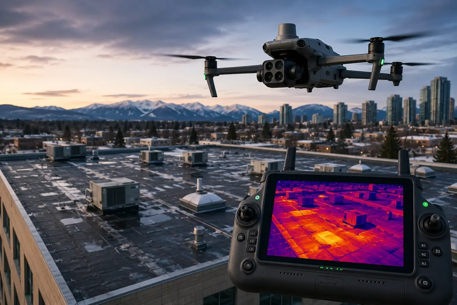 Drone Roof Inspection in Rochester, MN